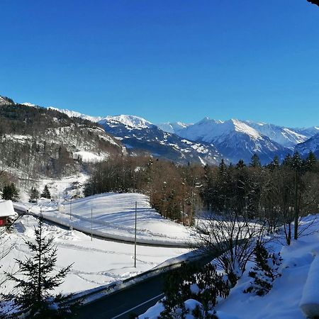 Gemütliche FeWo mit Sauna inmitten der Berge Apartamento Meiringen Exterior foto