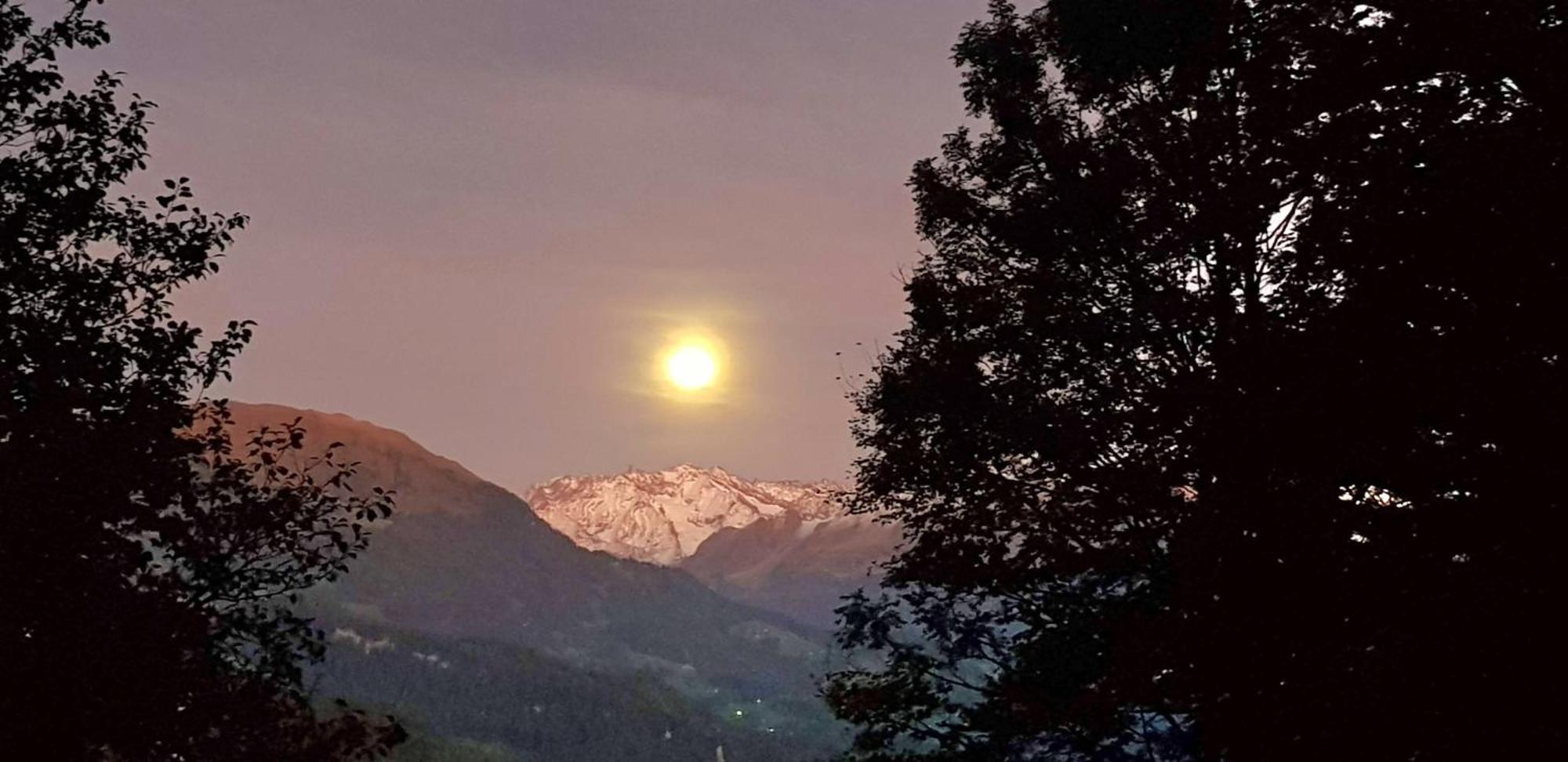 Gemütliche FeWo mit Sauna inmitten der Berge Apartamento Meiringen Exterior foto